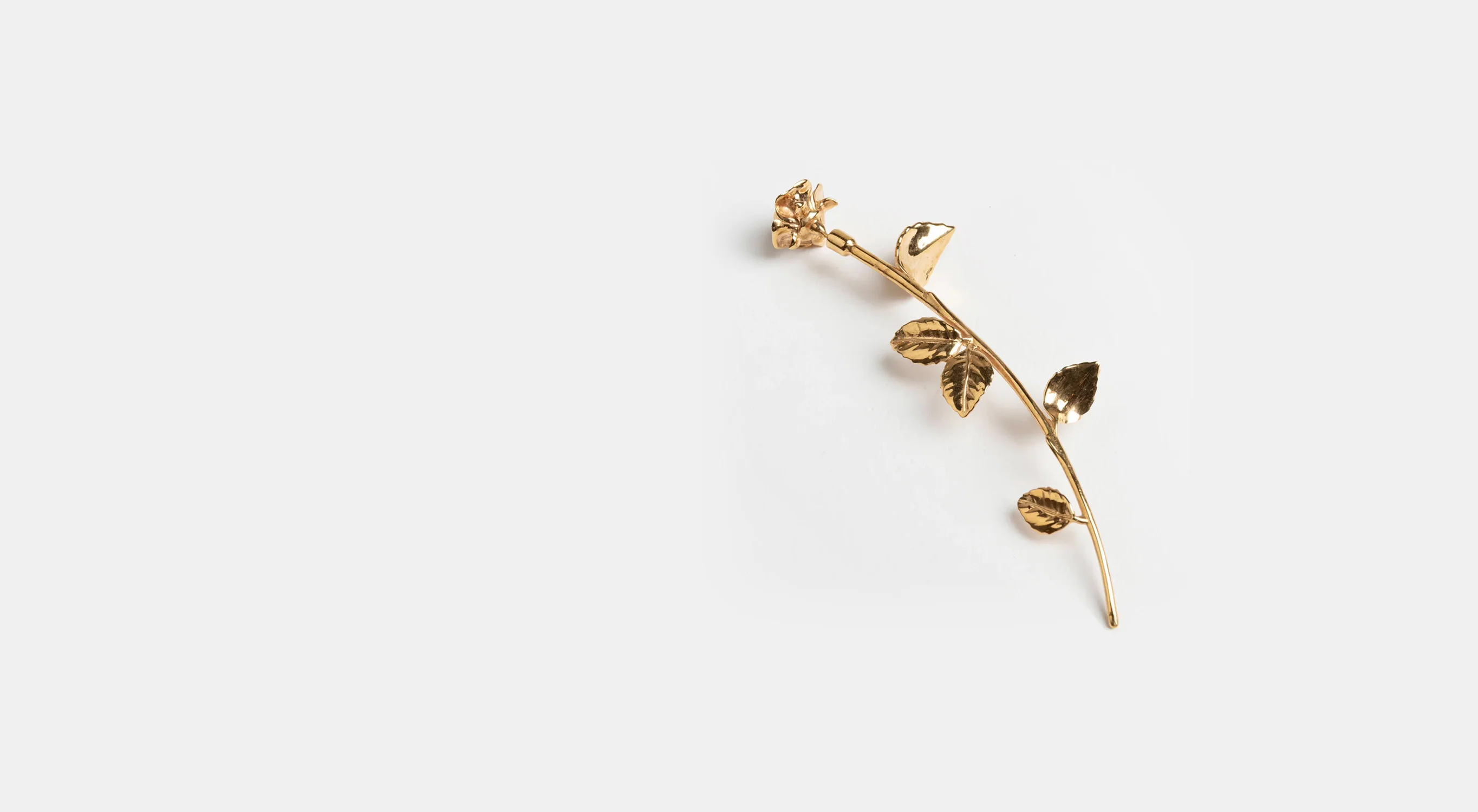 A.C WILD ROSE EARRING GD OS
