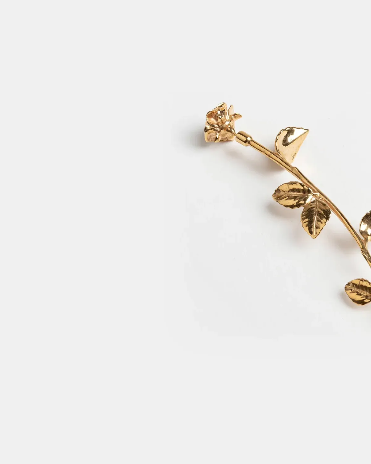 WILD ROSE EARRING GD OS